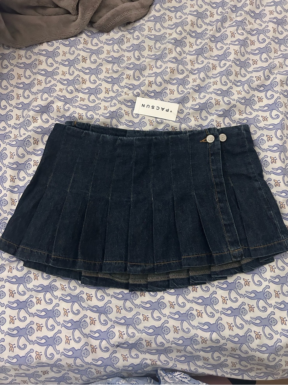NWT Brandy Melville denim mini skirt